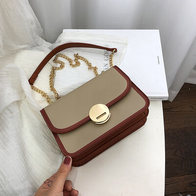 

Senior sense bag female 2019 new tide western style texture chain bag fashion Messenger bag wild ins shoulder bag