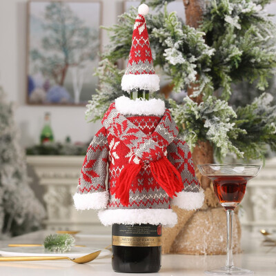 

Gobestart Christmas Wine Bottle Snowman Santa Decoration Xmas Bottle Cap Xmas Decor