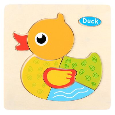 

Gotoamei Wooden Puzzle Educational Developmental Baby Kids Training Toy