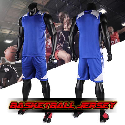 

Basketball Shirt Uniforms Set Sleeveless Sports Clothing Breathable Ball Jersey Basketball Sweat T-Shirt for Men