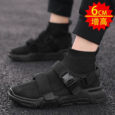 

Mens shoes summer trend Joker high canvas socks shoes autumn leisure Korean fashion shoes
