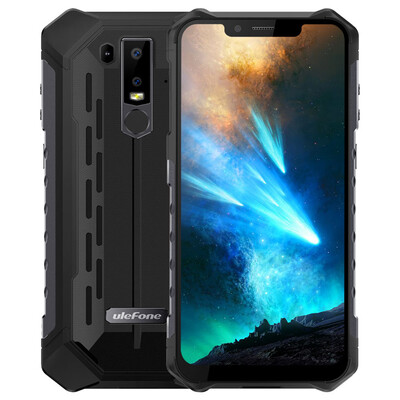 

Ulefone Armor 6 4G Phablet 62 inch Android 81 OS Helio P60 MT6771 Octa-core 20GHz 6GB RAM 128GB ROM 80MP Front Camera Fing