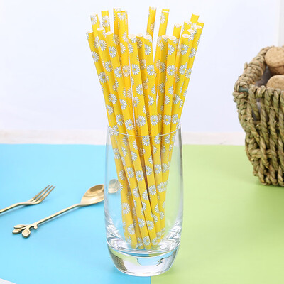 

Toponeto 25pcs Disposable Drinking Straws Home Bar Party Cocktail Drink Straw