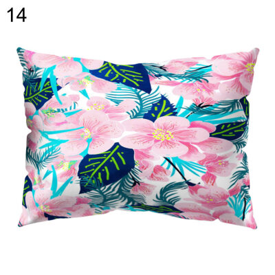 

Multicolor Peony Flower Pillow Case Cushion Cover Sofa Bed Car Cafe Decoration