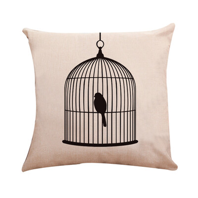 

〖Follure〗Square Pillow Cover Cushion Case Toss Pillowcase Hidden Zipper Closure