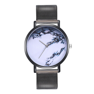 

〖Follure〗Woman Fashion Plant Pattern Alloy Steel Strap Analog Quartz Round Watch