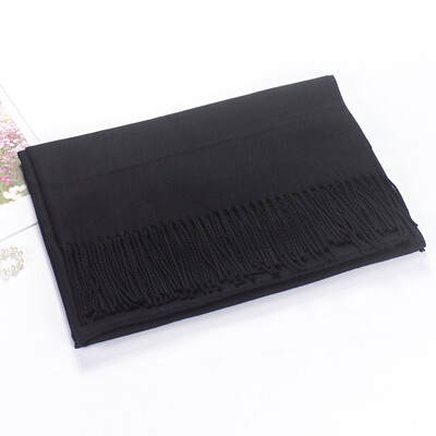 

2018 autumn&winter new imitation cashmere thick ladies long scarf wild solid large shawl my first half of the collar