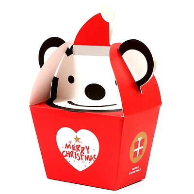 

yuangong Christmas 5Pcs Candy Box Christmas Gift Gift Box