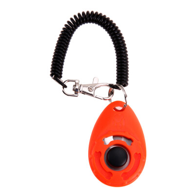 

1pc Pet Trainer Pet Dog Training Adjustable Sound Key Chain Dog Clicker