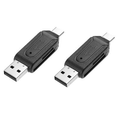 

High Speed 480Mbps OTG USB20 Type-C Memory Card Reader for SD TF Card