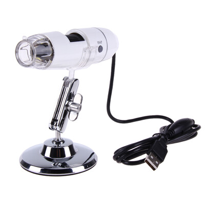 

USB Digital Microscope Endoscope Magnifier 1000X Video Camera 8LEDStand
