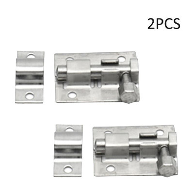 

2Pcs 15 Inch Stainless Steel Slide Latch Lock Barrel Bolt Door Latch Sliding Lock