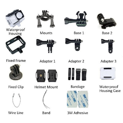 

Sports Action Camera Waterproof Outdoor Sport Camera Wide Angle WiFi 4K Ultra HD 720P DVR Cam USB with Remote Control