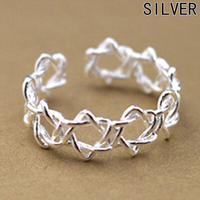 

2 Pcs The Mysterious Hollow Female Ring Opening