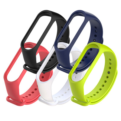 

〖Follure〗Replacement Silica Gel Wristband Band Strap For Xiaomi Mi Band 34 Bracelet 5PC