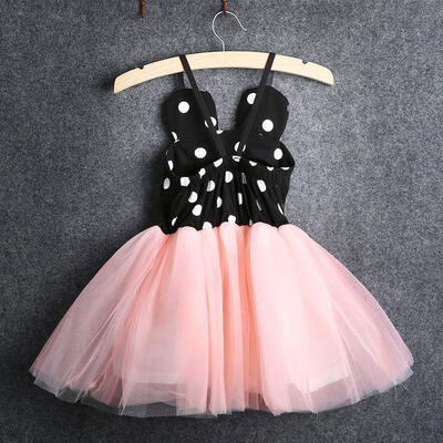 

2016 Baby Girls Dress Cute Minnie Mouse Dresses Kids Toddler Skirt Tutu Dress