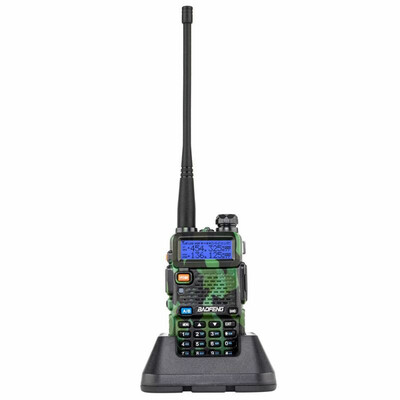 

Baofeng UV-5R Green UHF VHF Dual Band Two Way Ham Radio Walkie Talkie