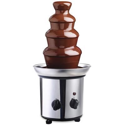 

4 Tiers Stainless Steel Chocolate Fondue Fountain