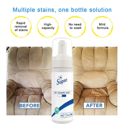

Siaonvr Multi-purpose Waterless Clothing Cleansing Foam Rinse-Free Agent Liquid