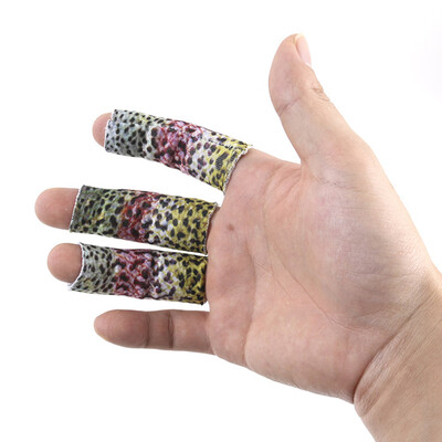 

6x Fly Fishing Stripping Guards Fish Skin Finger Sleeves Keep Your Line Clean