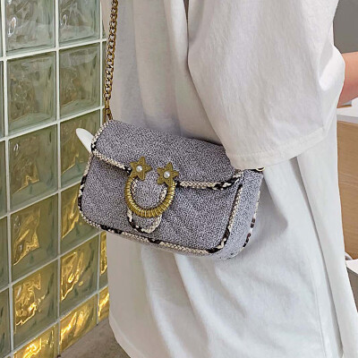 

Net red small bag wild foreign women handbag 2019 new fashion shoulder bag summer small fresh ins messenger bag