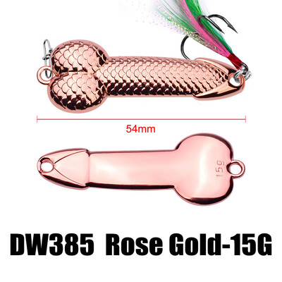 

Saidsome 15G Hard Metal Wobble Fish Lures Spoon Lure Feather Bait Hook Fishing Tackl fishing bait fishing lure