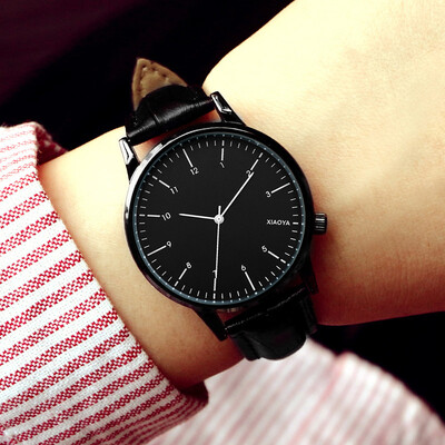 

Womens watch fashion trend waterproof quartz female watch belt student Korean version of the simple atmosphere male watch co
