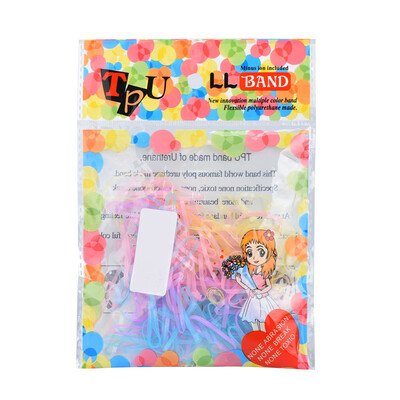 

〖Follure〗500pcslot Rubber Hairband Rope Ponytail Holder Elastic Hair Band Ties Braids