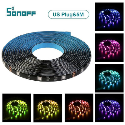 

SONOFF-L1 Lamp Strip Dimmable Waterproof IP65 Intelligent Wi-Fi RGB LEDs Light Strip