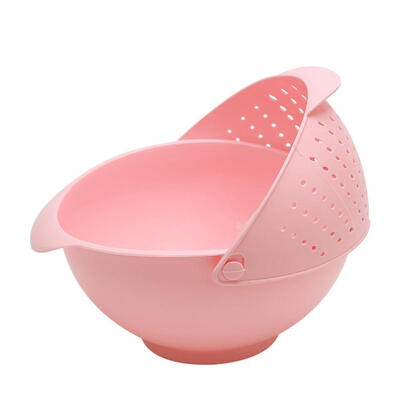 

Candy Color Multifunction Kitchen Colander Wash Rice Vegetable Drain Basket Fruit