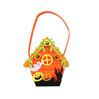 

Toponeto Halloween Pumpkin Bag New Portable Funny Dress Up Small Accessories Candy Bag