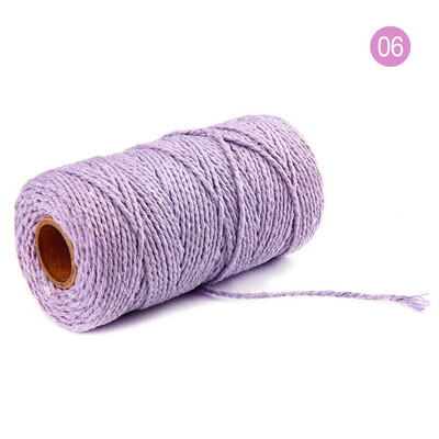 

Toponeto 100m Long100Yard Pure Cotton Twisted Cord Rope Crafts Macrame Artisan String