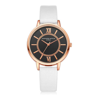 

Hot Womens Watches Business Style Dial Ladies Simple Quartz Wristwatch Casual Leather Strap Clock Gift Mujer Bayan Kol Saati