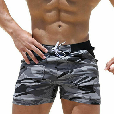 

Men Swim Shorts Swimwear Swimming Trunks Underwear Running Boxer Briefs Pants