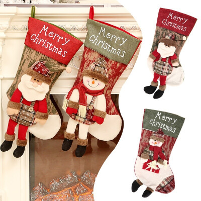 

Christmas Santa Socks Luxury Gift Merry Christmas Socks Festival Party Ornament 50x30cm