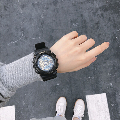 

Tomato Watch Female Inswind Student Korean Edition Simple Waterproof Sports Male Couple Electronic Watch