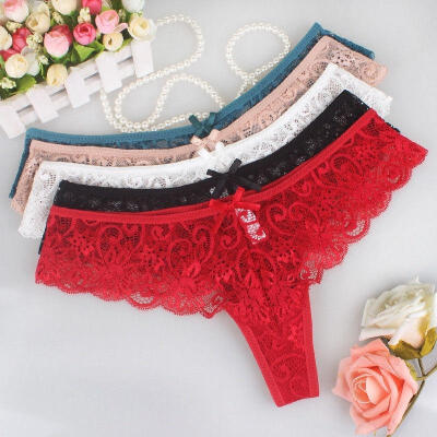 

Women Ladies Lace G-string Briefs Panties Thongs Lingerie Underwear Knickers