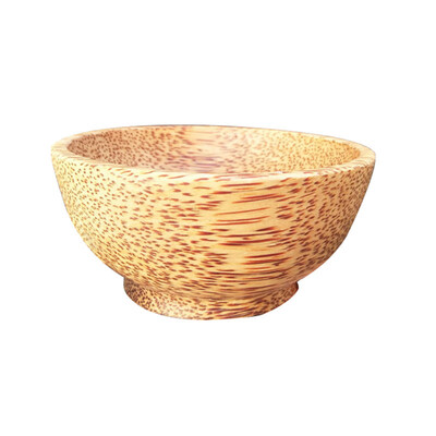 

Natural Coconut Wooden Bowl Soup Salad Noodle Rice Heat Insulated Holder Gift