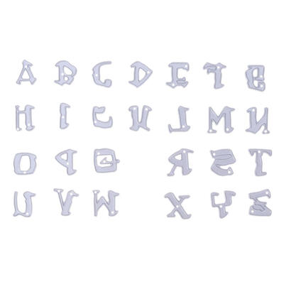 

26pcs Letters Metal Cutting Dies DIY Scrapbooking Embossing Cutter Stencils