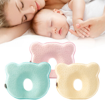 

Baby Cot Pillow Preventing Flat Head Neck Syndrome Plagiocephaly for Newborn