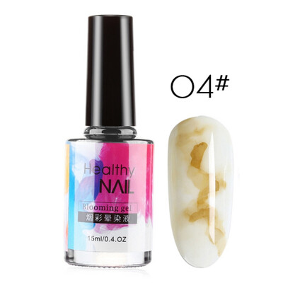 

15 ML Watercolor Ink Nail Polish Blooming Gel Smoke Effect Smudge Bubble DIY Varnish Manicure Nail Art Set Easy to wear