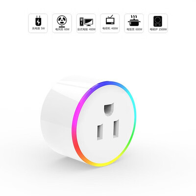

Intelligent Wi-Fi Plug 10A Socket with Individual LED Indicator Light Smart Wireless Home Control Google Casa Alexa