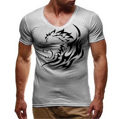

Toponeto Summer Mens Fashion Casual Letter Solid Color Print Short Sleeve T-Shirt Blouse