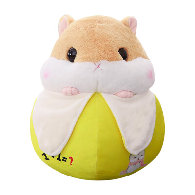 

Tailored Cute Hamster Plush Stuffed Animal Toys Fruit Hamster Kawaii Stress Reliever Toy