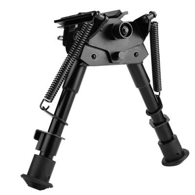 

Greensen 6 inch Bipod Rifle Bipod Heavy Duty Swivel Pivot Adjustable Spring Return