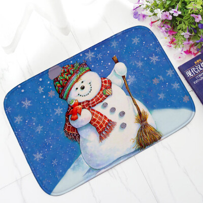 

〖Follure〗Christmas HD Printed Non-Slip Bath Mat Absorbent Home Decor