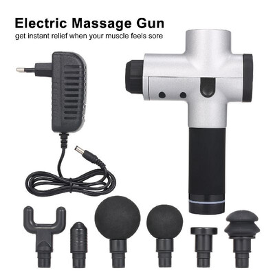 

Electric Massage Gun Handheld Cordless Tissue Massager for Muscle Deep Relaxation 3 Speeds Adjustable Percussion Massage Device wi