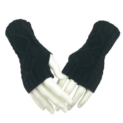 

Winter Fall Knitted Gloves Men Women Cute Warmer Mittens Long Gloves Wrist Arm Gloves