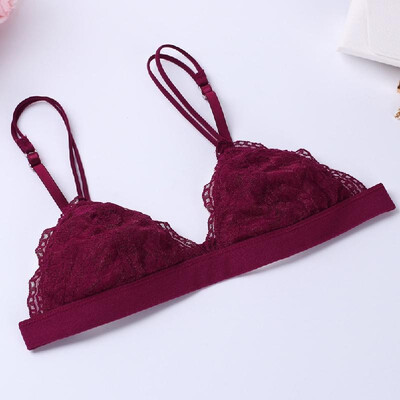 

New Sexy Women Lace Gauze Bra Push Up 34 Cup Hook-and- Eye Breathable Ultra-thin bra