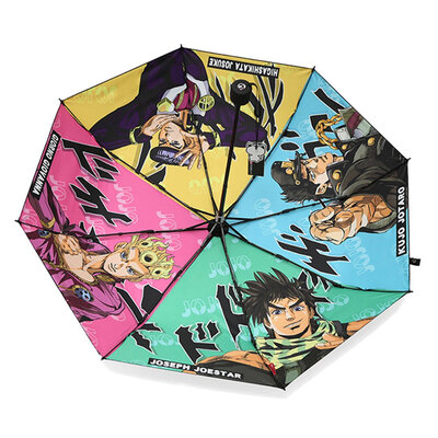 

redCherry Anime JoJos Bizarre Adventure Cartoon Cute Folding Umbrella Anti-Sun Rain Umbrella